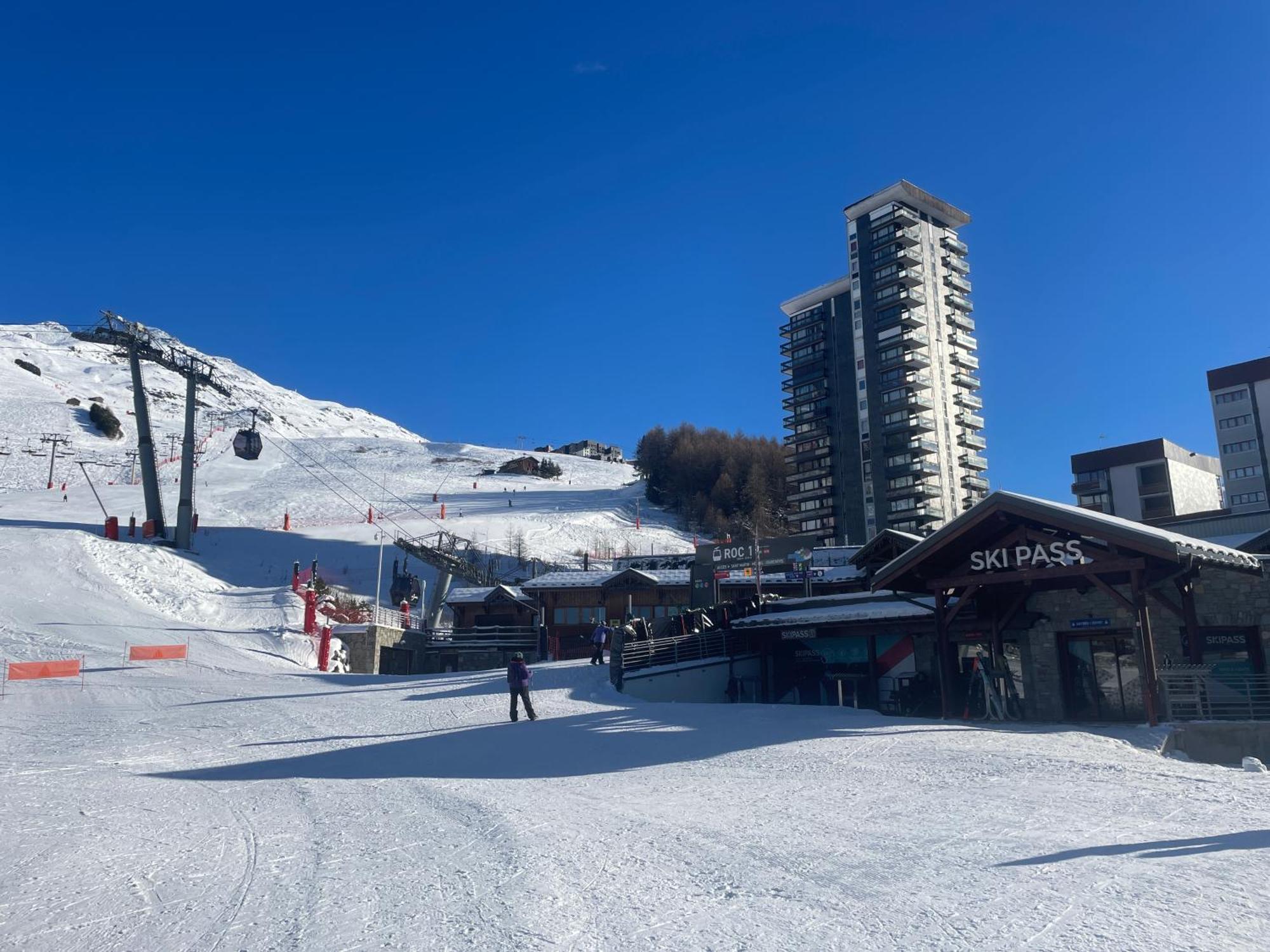 Studio Renove Avec Acces Direct Aux Pistes Et La Croisette, Au Coeur Des Menuires Appartement Saint-Martin-de-Belleville Buitenkant foto